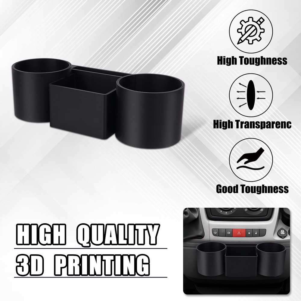 3D Printing Holder - Merkezi Konsol Çift Bardak Tutucu Fiat