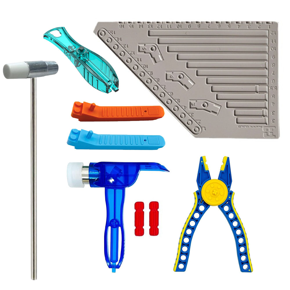 3D Printing Excavator - Tuğla Oyuncaklar Ölçüm Plakası Yapı Taşları