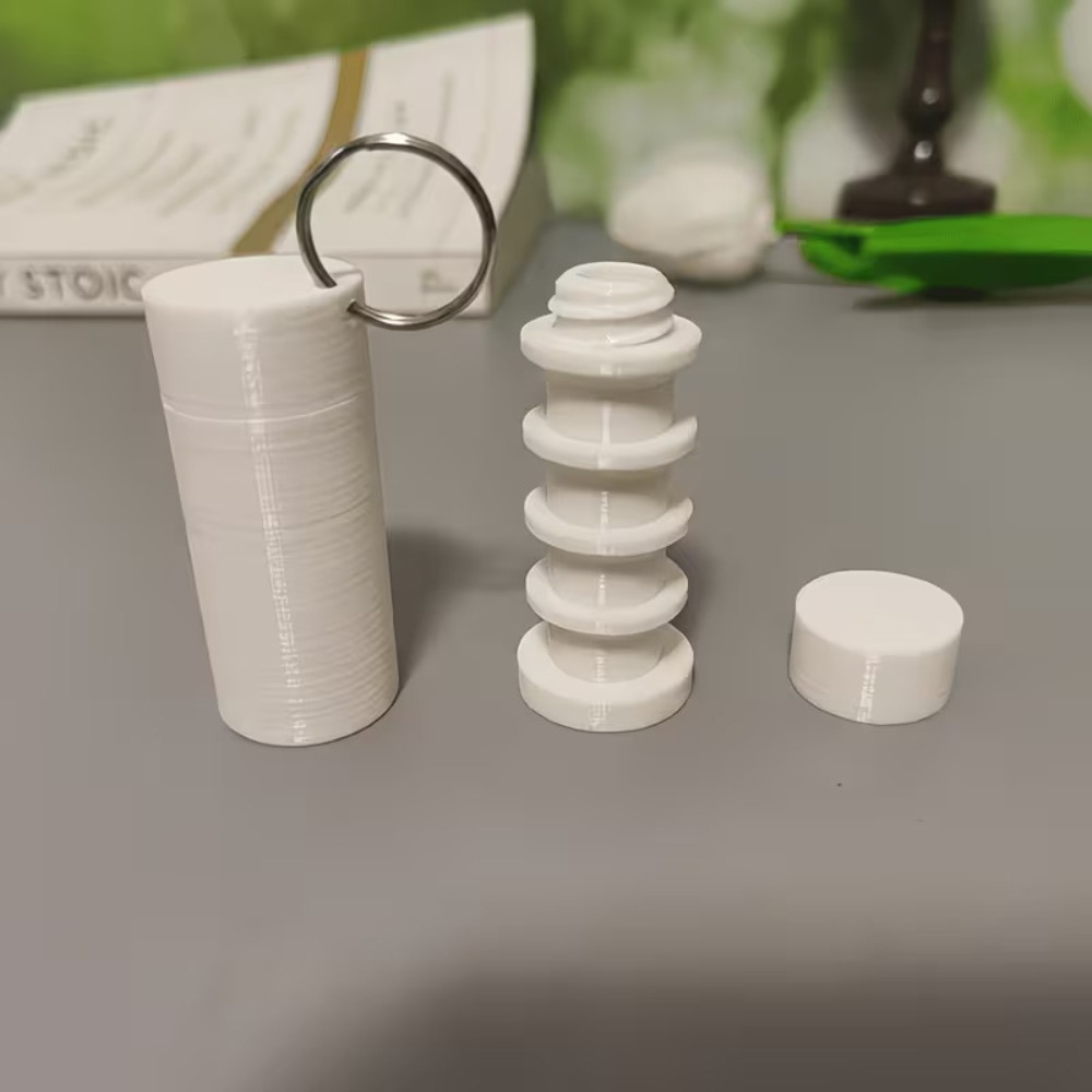 3D Printing Abs - Anahtarlıklı Taşınabilir Dikiş Alet Çantası İplik