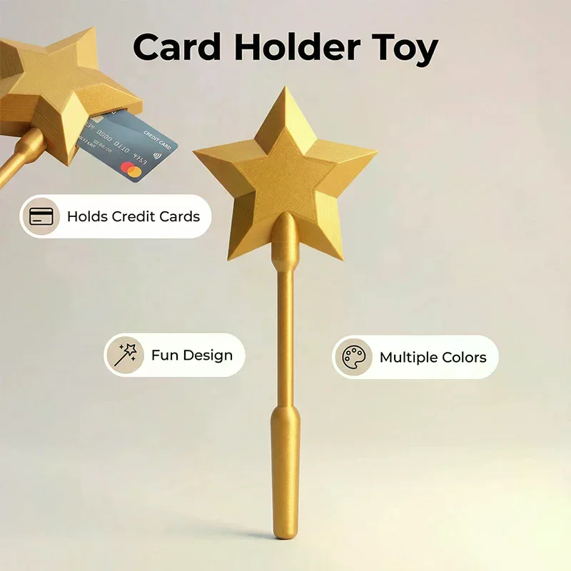 3D Printing Holder - 3D Baskılı Ödeme Çubuğu, Star Magic