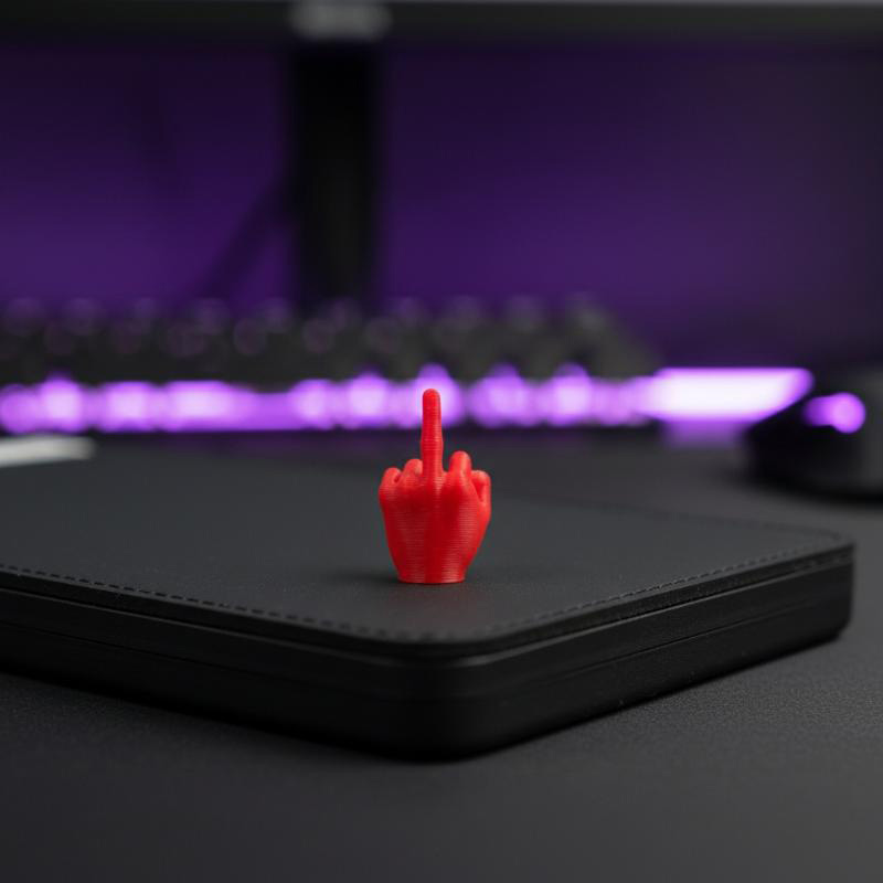 3D Baskılı Orta Parmak El Hare - 3D Printing Gif incelemesi ve fiyatı