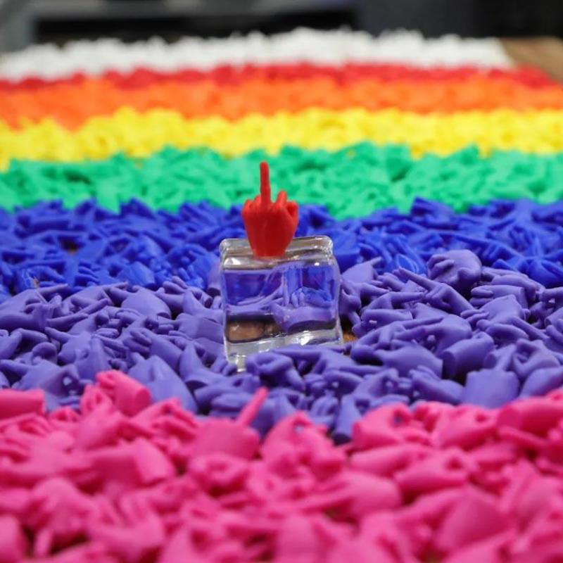 3D Baskılı Orta Parmak El Hare - 3D Printing Gif incelemesi ve fiyatı