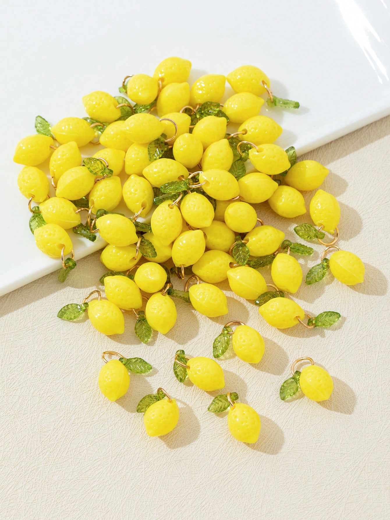 10 adet 3D limon reçine takıla - 3D Printing Earrings incelemesi ve fiyatı
