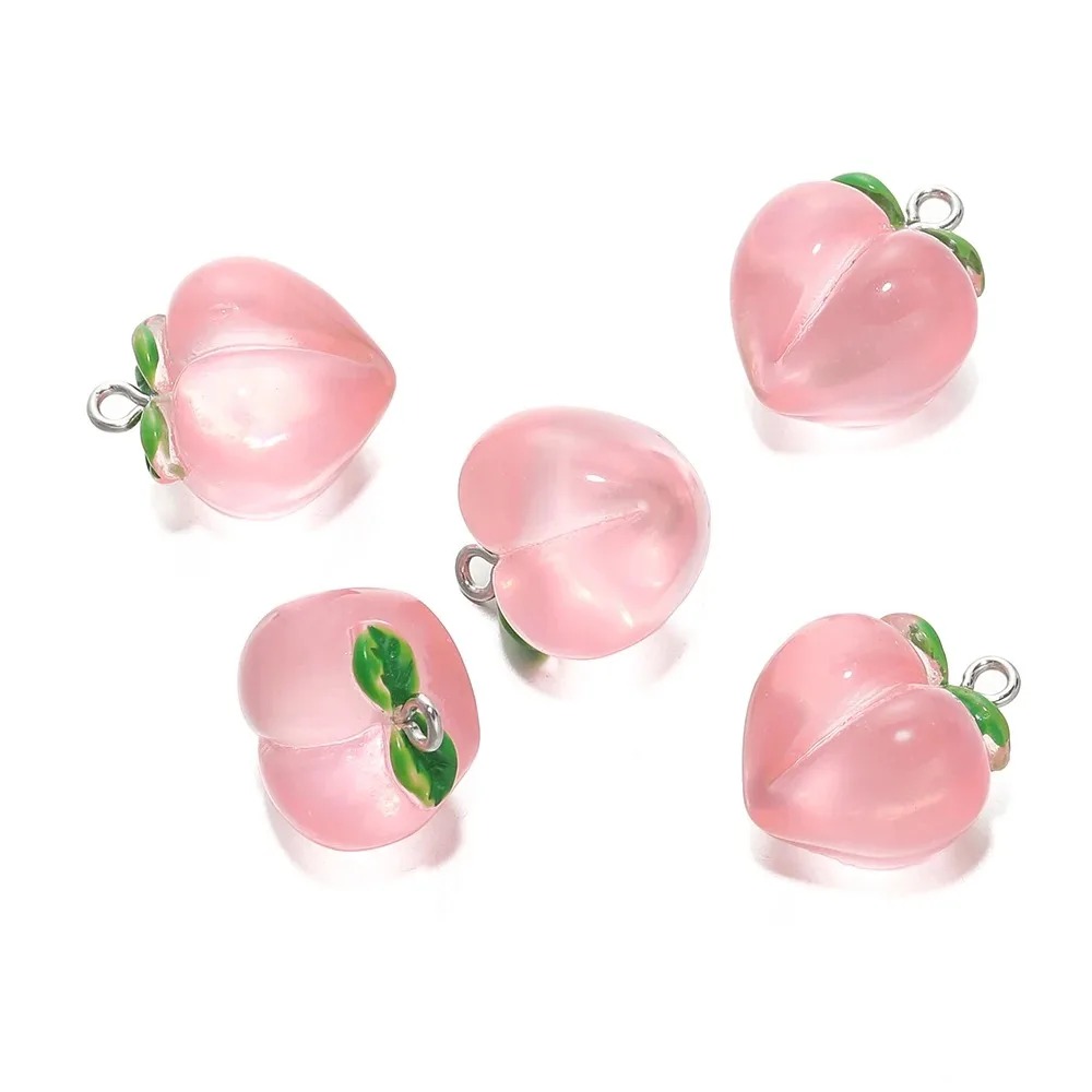 10 adet şeffaf pembe şeftali r - 3D Printing Earrings incelemesi ve fiyatı