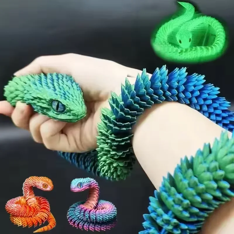 3D Baskılı Yılan Hareketli Ekl - 3D Printing Gif incelemesi ve fiyatı