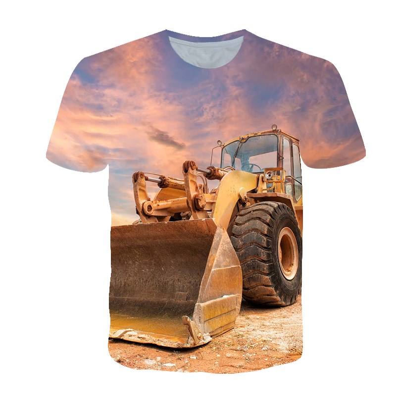 Yaz kişiselleştirilmiş T-shirt - 3D Printing Excavator incelemesi ve fiyatı