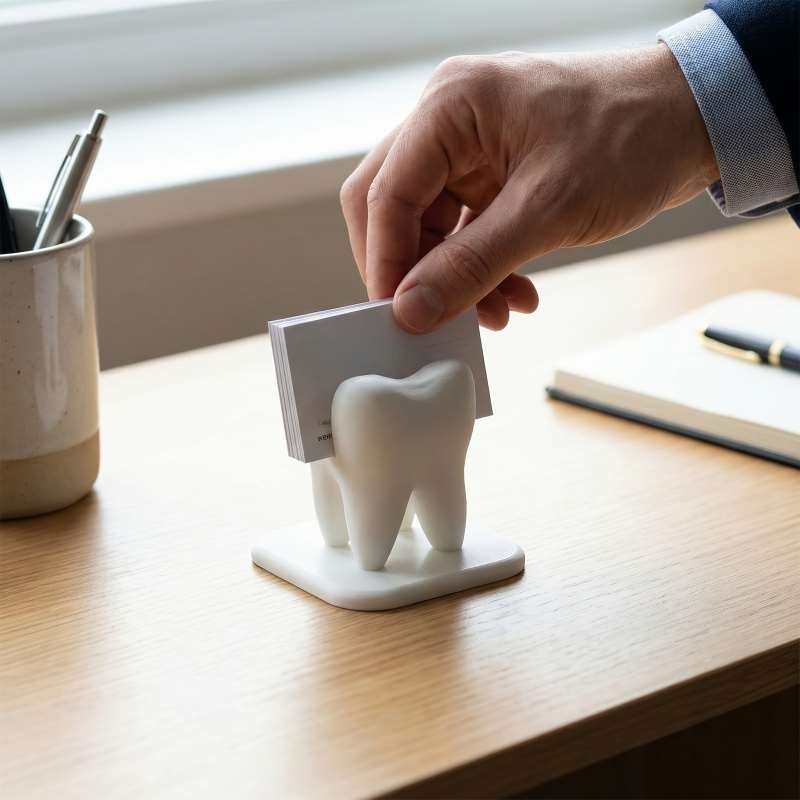 3D Baskılı Diş Şekilli Kartviz - 3D Printing Holder incelemesi ve fiyatı