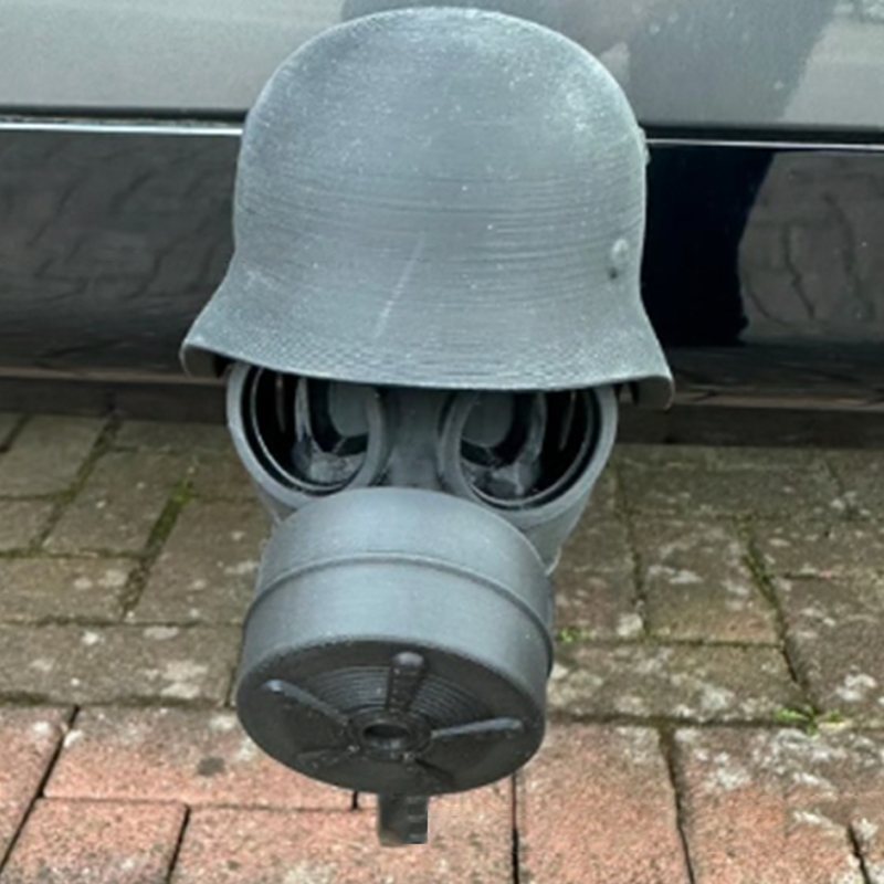 Çelik Kask ve Gaz Maskesi ile  - 3D Printing Steel incelemesi ve fiyatı